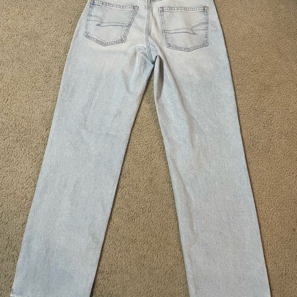 Super high rise straight ice blue American Eagle - Picture 2 of 5